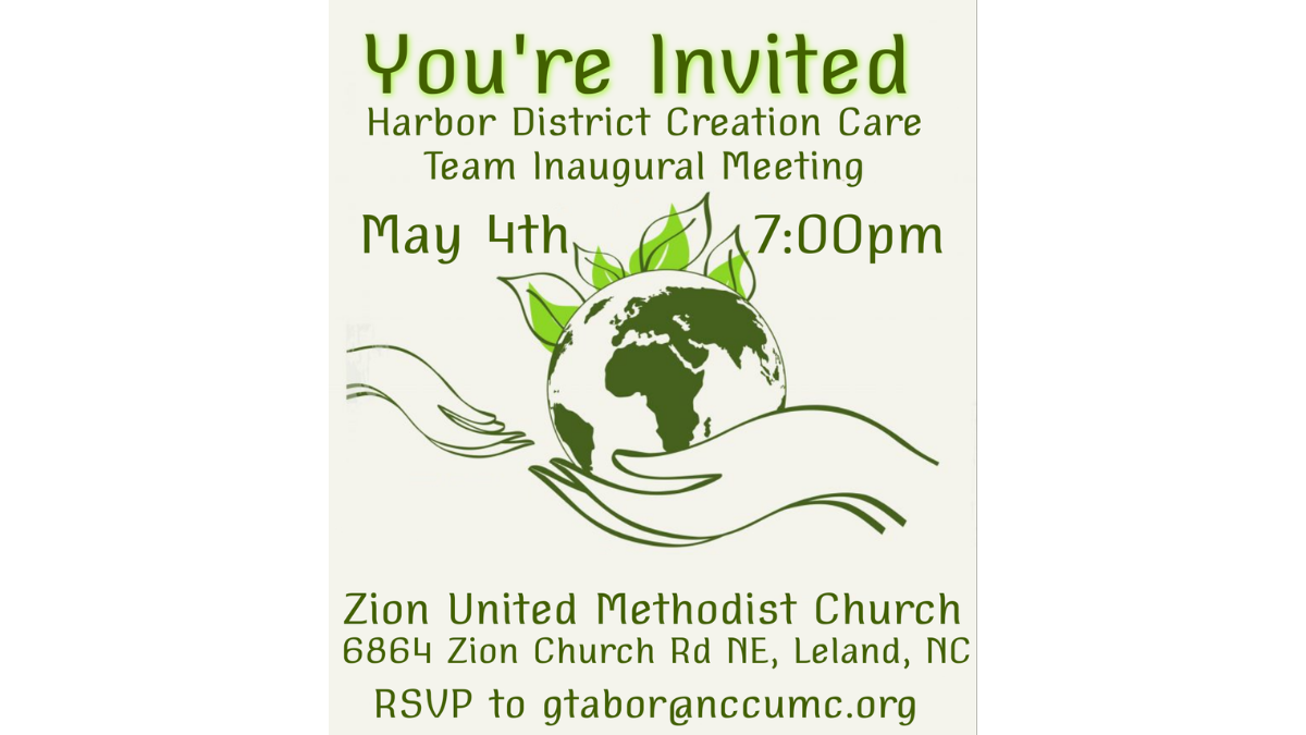 Harbor District Creation Care Team – Invite